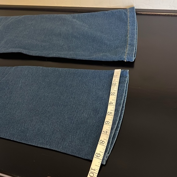 Pajama Jeans bootcut pull up elastic waist, medium wash blue, size S, NWT - Picture 10 of 16